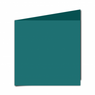 Teal Card Blanks Double Sided 240gsm-Large Square-Portrait
