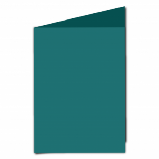 Teal Card Blanks Double Sided 240gsm-A5-Portrait