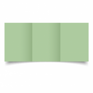 Spring Green Card Blanks Double Sided 240gsm-A6-Trifold