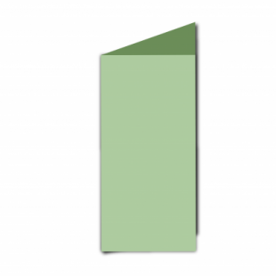 Spring Green Card Blanks Double Sided 240gsm-DL-Portrait
