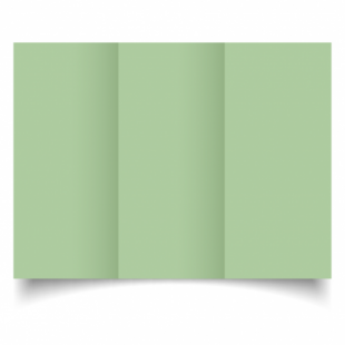 Spring Green Card Blanks Double Sided 240gsm-DL-Trifold