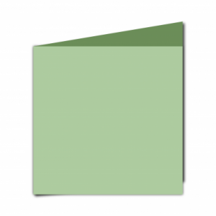 Spring Green Card Blanks Double Sided 240gsm-Large Square-Portrait