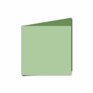 Spring Green Card Blanks Double Sided 240gsm-Small Square-Portrait