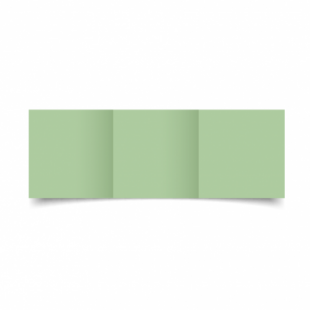 Spring Green Card Blanks Double Sided 240gsm-Small Square-Trifold