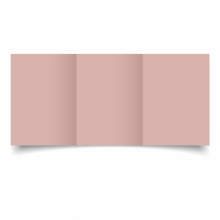 Baby Pink Card Blanks Double Sided 240gsm-A6-Trifold
