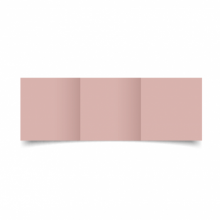 Baby Pink Card Blanks Double Sided 240gsm-Small Square-Trifold