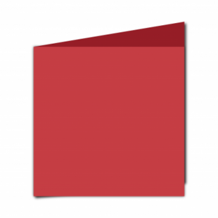 Christmas Red Card Blanks Double Sided 240gsm-Large Square-Portrait