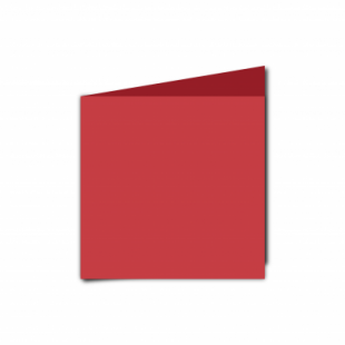 Christmas Red Card Blanks Double Sided 240gsm-Small Square-Portrait