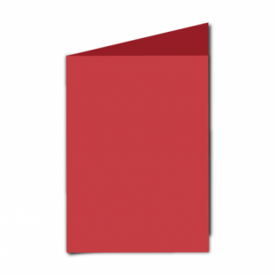 Christmas Red Card Blanks Double Sided 240gsm-5"x7"-Portrait