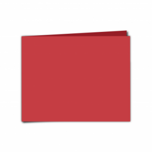 Christmas Red Card Blanks Double Sided 240gsm-5"x7"-Landscape