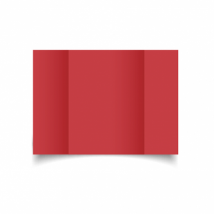 Christmas Red Card Blanks Double Sided 240gsm-A5-Gatefold