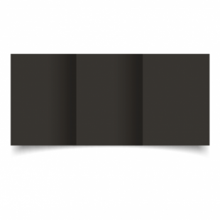 Black Card Blanks Double Sided 240gsm-A6-Trifold
