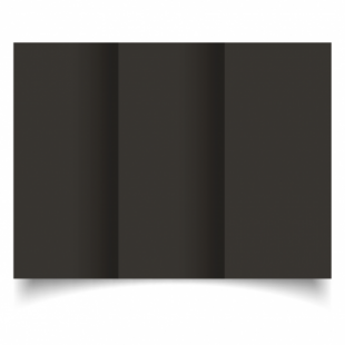 Black Card Blanks Double Sided 240gsm-DL-Trifold