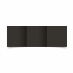 Black Card Blanks Double Sided 240gsm-Small Square-Trifold