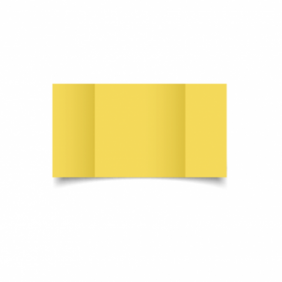 Daffodil Yellow Card Blanks Double Sided 240gsm-Large Square-Gatefold
