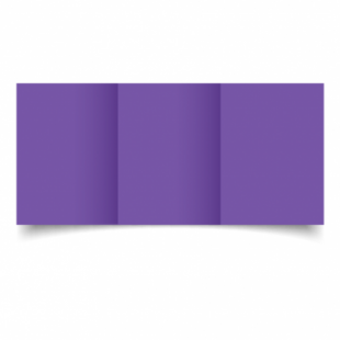 Dark Violet Card Blanks Double Sided 240gsm-A6-Trifold