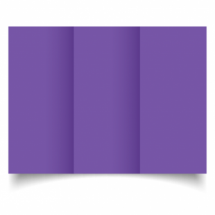 Dark Violet Card Blanks Double Sided 240gsm-DL-Trifold