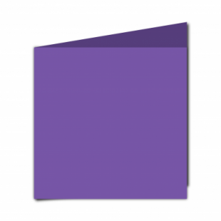 Dark Violet Card Blanks Double Sided 240gsm-Large Square-Portrait