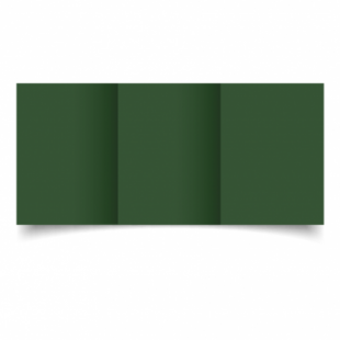 Dark Green Card Blanks Double Sided 240gsm-A6-Trifold