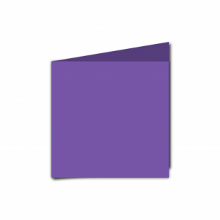 Dark Violet Card Blanks Double Sided 240gsm-Small Square-Portrait