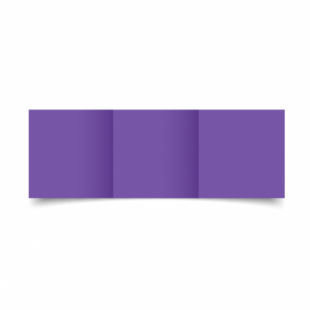 Dark Violet Card Blanks Double Sided 240gsm-Small Square-Trifold