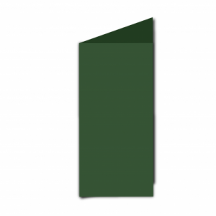 Dark Green Card Blanks Double Sided 240gsm-DL-Portrait