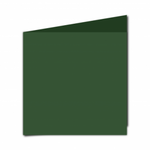 Dark Green Card Blanks Double Sided 240gsm-Large Square-Portrait