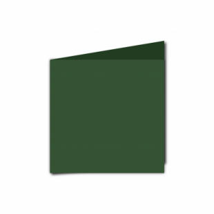 Dark Green Card Blanks Double Sided 240gsm-Small Square-Portrait