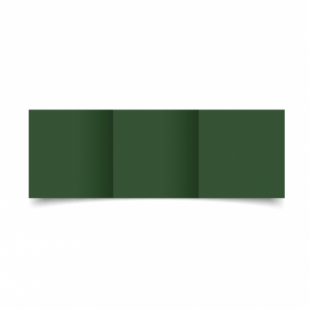 Dark Green Card Blanks Double Sided 240gsm-Small Square-Trifold