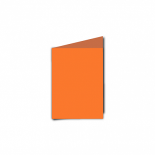 Mandarin Orange Card Blanks Double Sided 240gsm-A7-Portrait