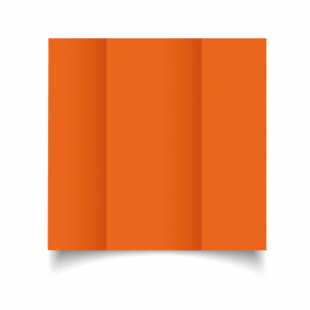 Mandarin Orange Card Blanks Double Sided 240gsm-DL-Gatefold
