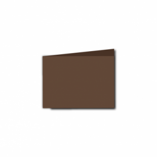 Mocha Brown Card Blanks Double Sided 240gsm-A7-Landscape