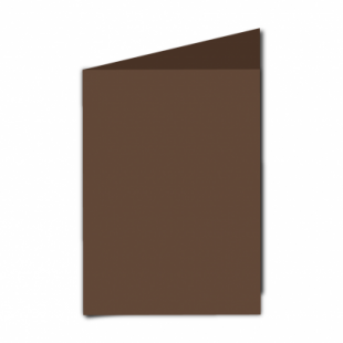 Mocha Brown Card Blanks Double Sided 240gsm-5"x7"-Portrait