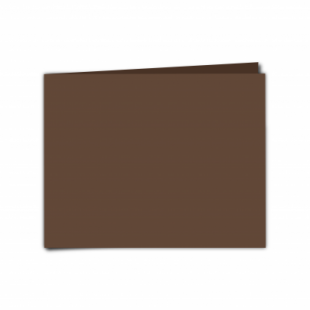 Mocha Brown Card Blanks Double Sided 240gsm-5"x7"-Landscape