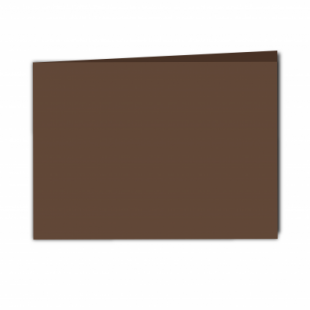 Mocha Brown Card Blanks Double Sided 240gsm-A5-Landscape