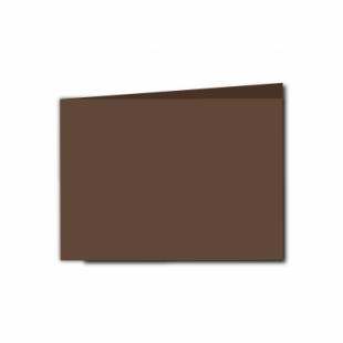Mocha Brown Card Blanks Double Sided 240gsm-A6-Landscape
