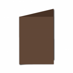 Mocha Brown Card Blanks Double Sided 240gsm-A6-Portrait