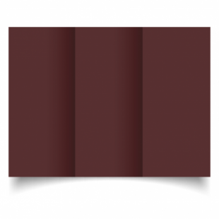 Maroon Card Blanks Double Sided 240gsm-DL-Trifold