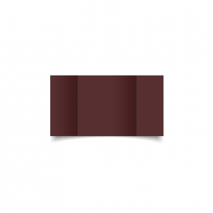 Maroon Card Blanks Double Sided 240gsm-Small Square-Gatefold