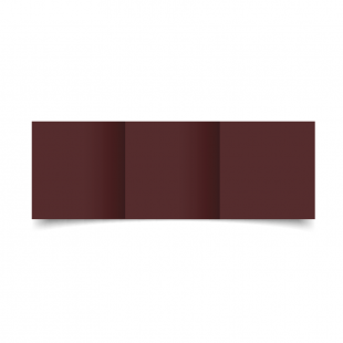 Maroon Card Blanks Double Sided 240gsm-Small Square-Trifold