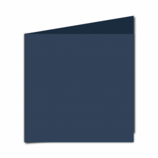 Navy Card Blanks Double Sided 240gsm-Large Square-Portrait