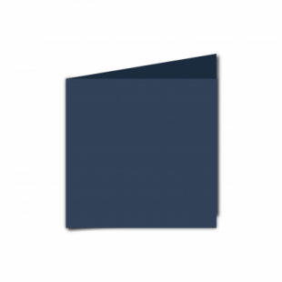 Navy Card Blanks Double Sided 240gsm-Small Square-Portrait