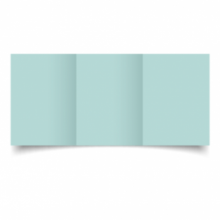 Pale Turquoise Card Blanks Double Sided 240gsm-A6-Trifold