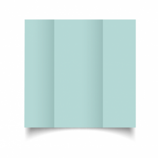 Pale Turquoise Card Blanks Double Sided 240gsm-DL-Gatefold