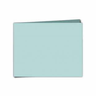 Pale Turquoise Card Blanks Double Sided 240gsm-5"x7"-Landscape