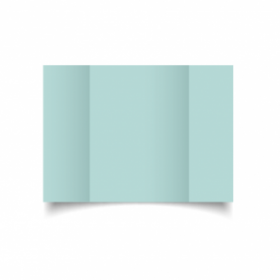 Pale Turquoise Card Blanks Double Sided 240gsm-A5-Gatefold