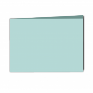 Pale Turquoise Card Blanks Double Sided 240gsm-A5-Landscape