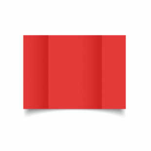 Post Box Red Card Blanks Double Sided 240gsm-A5-Gatefold