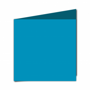 Ocean Blue Card Blanks Double Sided 240gsm-Large Square-Portrait