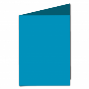 Ocean Blue Card Blanks Double Sided 240gsm-A5-Portrait
